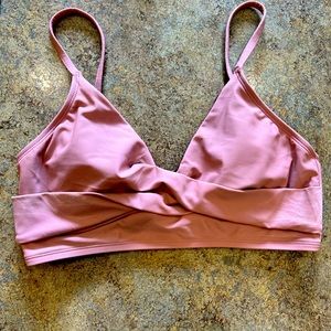 Mauve high waist bikini